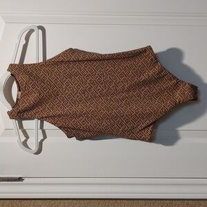 FENDI X SKIMS High Neck Bodysuit